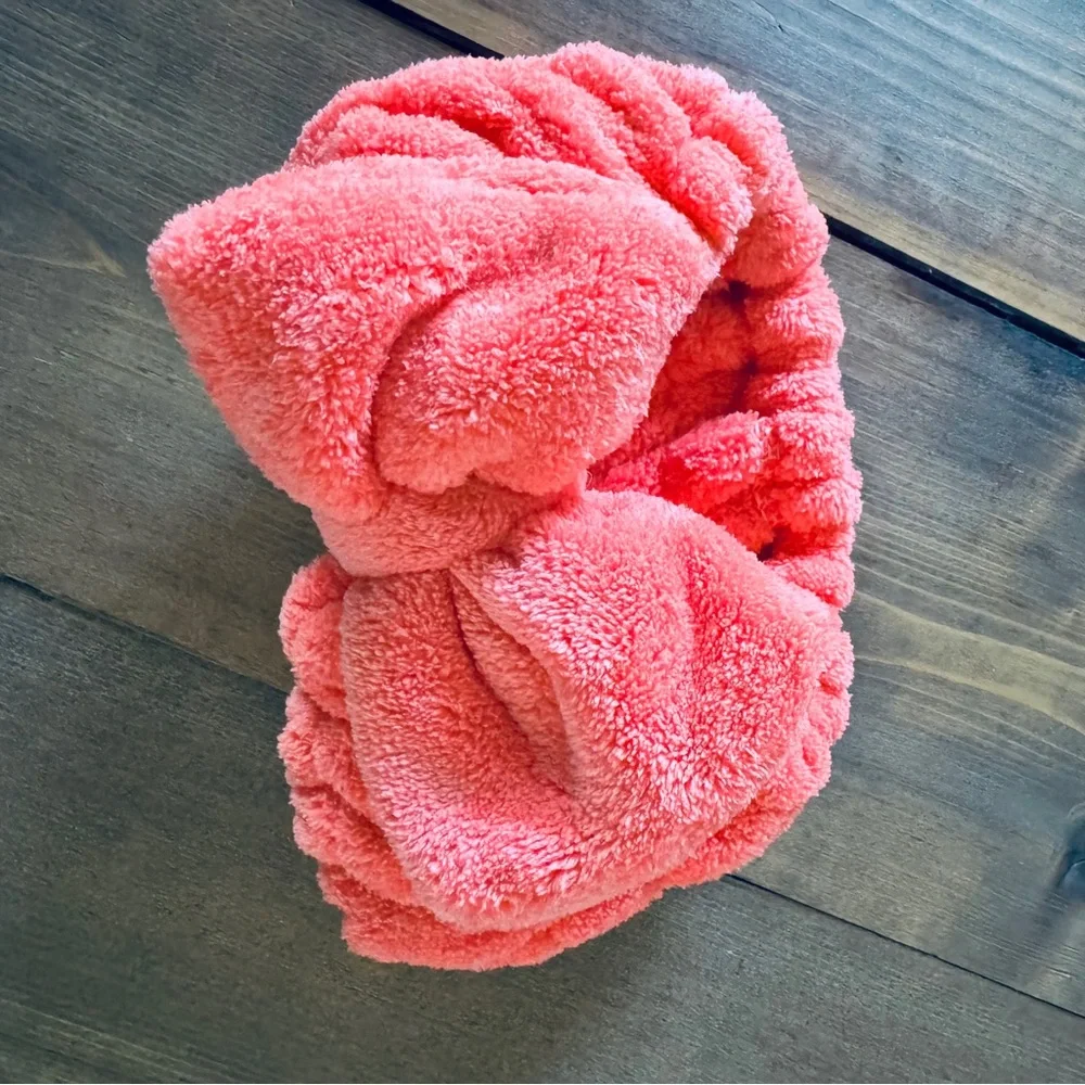 Sleeke coral hair wrap headband